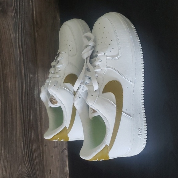 New Nike Air Force 1 07 NN AF1 Next Nature White Brown Sneakers - Picture 4 of 9